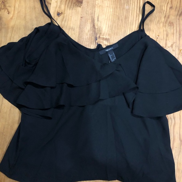 Open shoulder flowy top - Picture 2 of 3